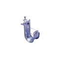 Nvent Caddy 3" J-HOOK TO BEAM CLAMP CAT48HPBC200